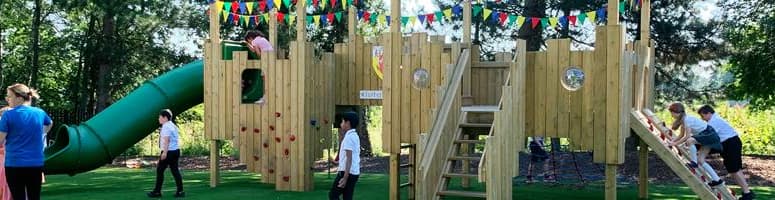 A Play Castle fit for Royalty at Westfields Junior School!